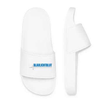 Blue Light Blood – Pride, Team Spirit and Passion - Women’s Pool Sliders - white - Front