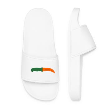 Sharp Mushroom Knife Nature Fan - Women’s Pool Sliders - white - Front