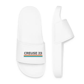 Creuse 23 Humor Gift T-Shirt - Women’s Pool Sliders - white - Front