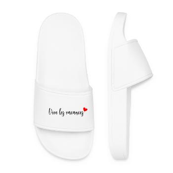 MAÎTRESSE. MAITRE. MERCI. MERCI MAÎTRESSE - Claquettes Femme - blanc - Devant
