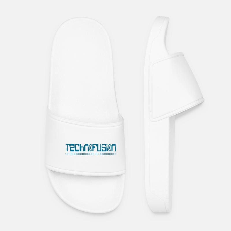 Techno Fusion - Women’s Pool Sliders - white