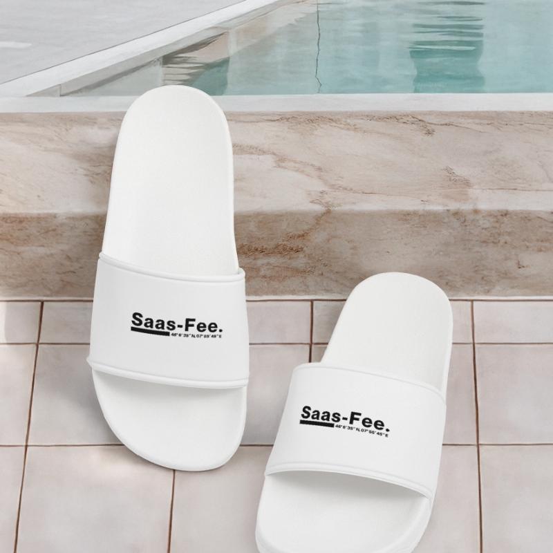 Saas-Fee coordinates Valais Switzerland Women’s Pool Sliders