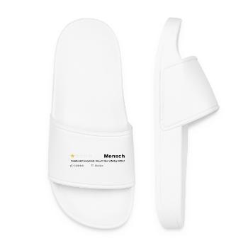Humain - 1 étoile - Claquettes Femme - blanc - Devant
