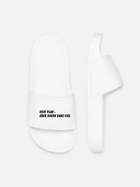No plan - Women’s Pool Sliders - white