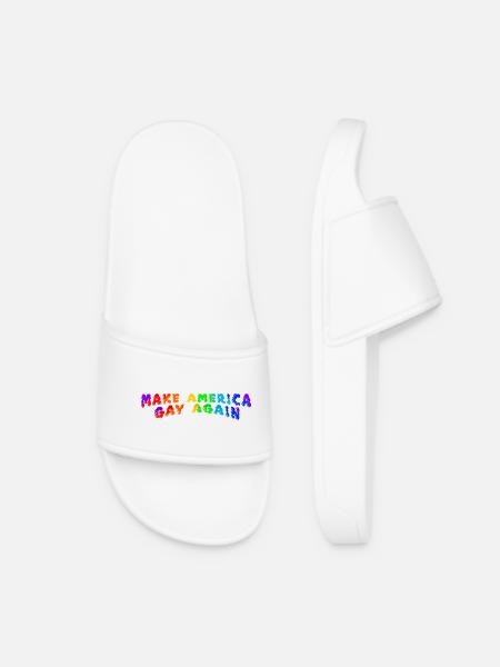 Make America Gay Again - Frauen Badelatschen - Weiß