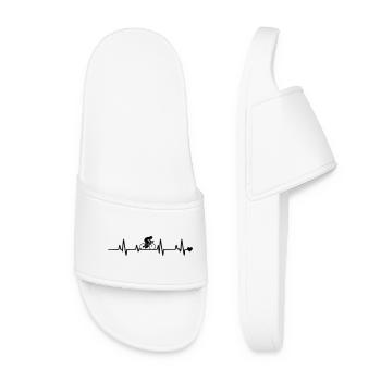 Cycliste - Claquettes Femme - blanc - Devant
