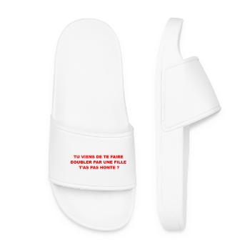 Doubler  - Claquettes Femme - blanc - Devant