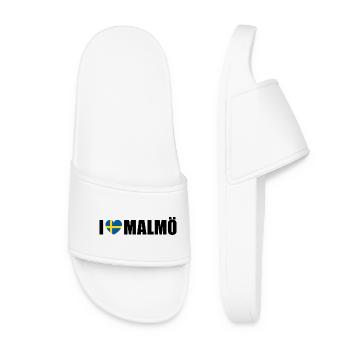 J’adore Malmö, la Suède - Claquettes Femme - blanc - Devant