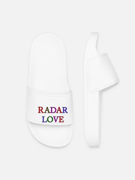 Radar Liebe - Frauen Badelatschen - Weiß