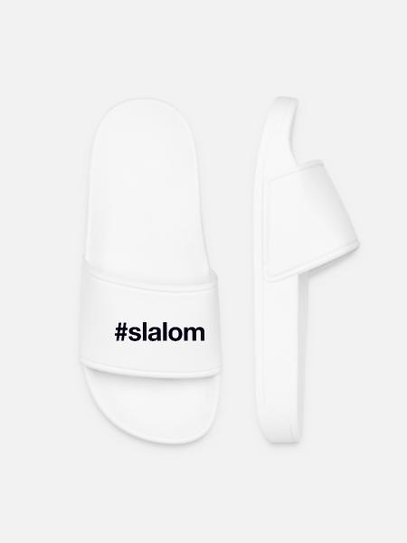 SLALOM Hashtag - Frauen Badelatschen - Weiß