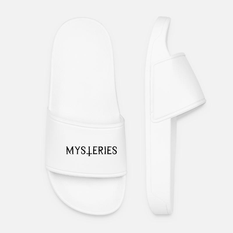 Mysteries Black - Women’s Pool Sliders - white
