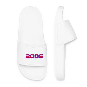 2006 Neon Horizonte - Frauen Badelatschen - Weiß - Vorne