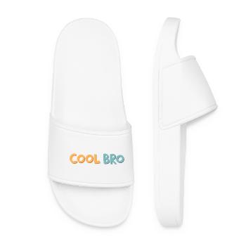 Brother Cool Retro-Pop-Tippfehler - Frauen Badelatschen - Weiß - Vorne