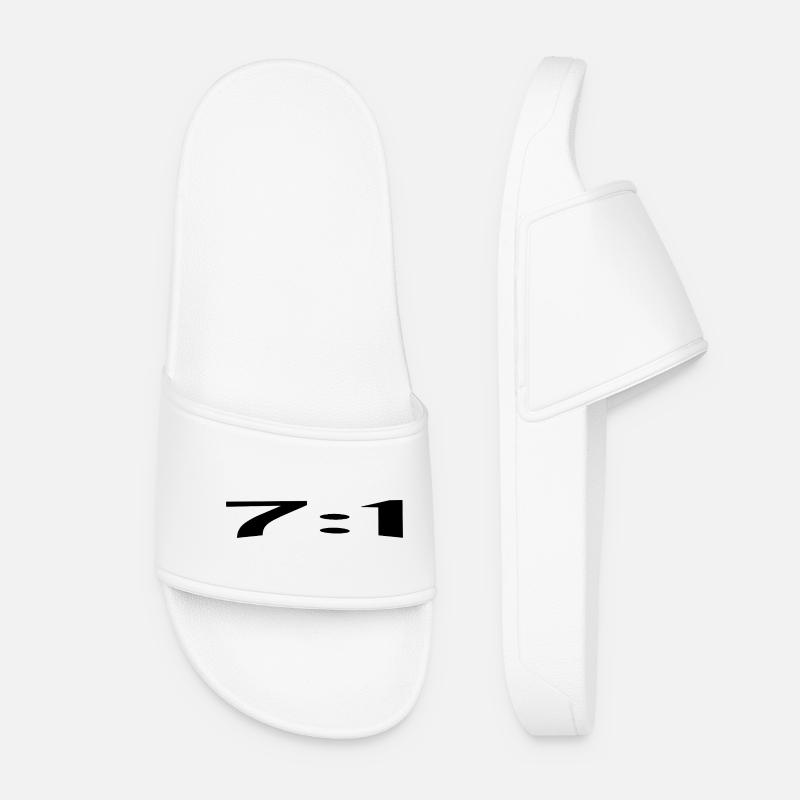 7:1, a perfect score - Women’s Pool Sliders - white