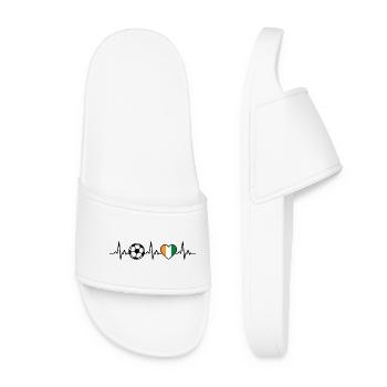 Côte d'Ivoire Football Heartbeat Côte d'Ivoire - Women’s Pool Sliders - white - Front