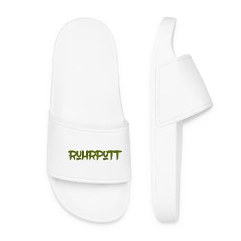 Ruhrpott - Pott - Ruhr - Zeche - Zollverein - NRW - Women’s Pool Sliders - white - Front