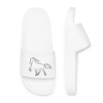 Cheval d’Islande - Claquettes Femme - blanc - Devant