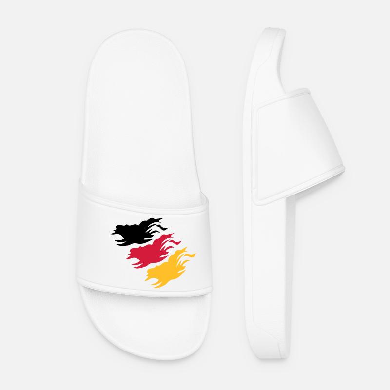Design Germany - Frauen Badelatschen - Weiß