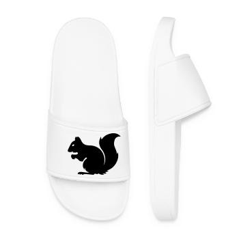 squirrel - Women’s Pool Sliders - white - Front