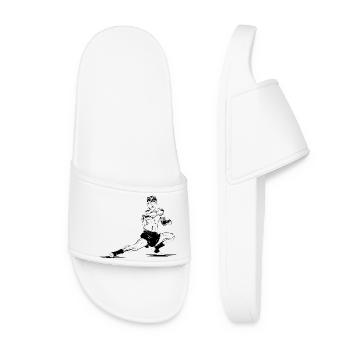 combat de muay thai - Claquettes Femme - blanc - Devant