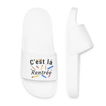 C'est la Rentrée - Claquettes Femme - blanc - Devant