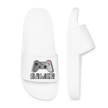 Gamer - Women’s Pool Sliders - white - Front