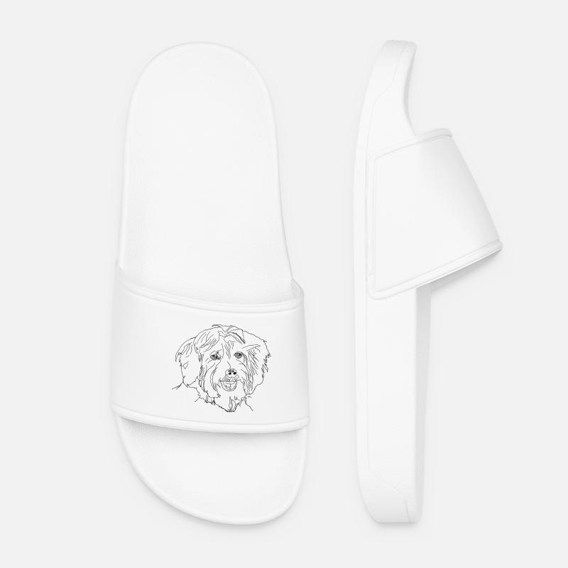 Havanese - Women’s Pool Sliders - white