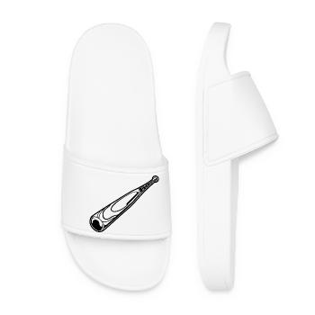 Baseball bat sketch - Women’s Pool Sliders - white - Front