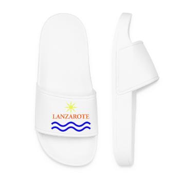 LANZAROTE-Iles Canaries-Espagne - Claquettes Femme - blanc - Devant