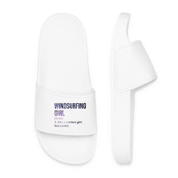 Windsurfing - Women’s Pool Sliders - white - Front