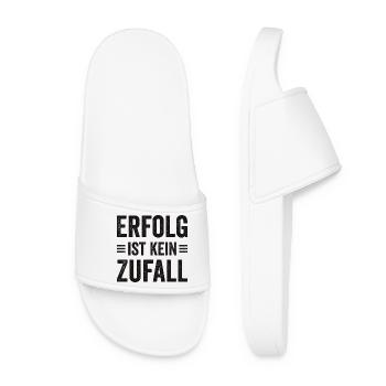 Success Saying for Founder Entrepreneur Startup - Women’s Pool Sliders - white - Front