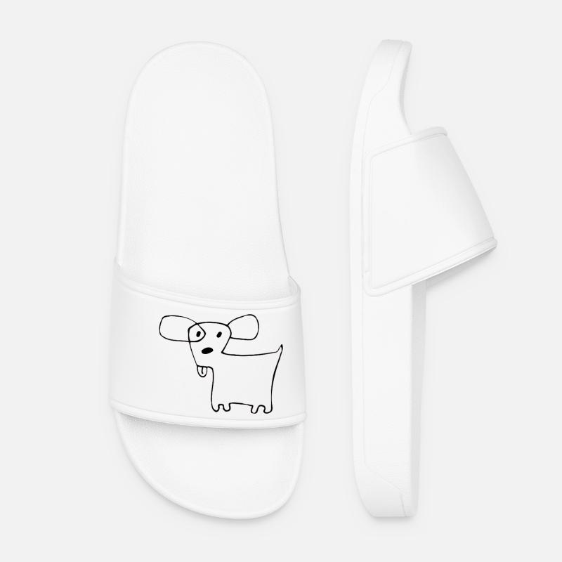 02 Doggie Shorts - Frauen Badelatschen - Weiß