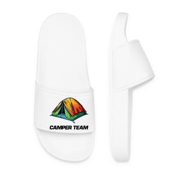 Tente camping-car - Claquettes Femme - blanc - Devant