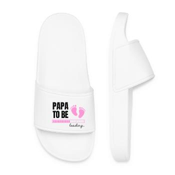 Futur papa - fille - Claquettes Femme - blanc - Devant