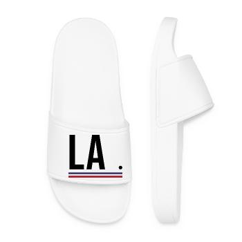 Los Angeles – West Coast Streetwear Shirt - Women’s Pool Sliders - white - Front