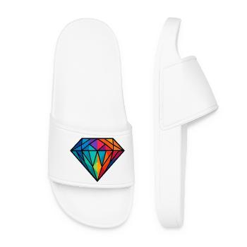 Diamond - Women’s Pool Sliders - white - Front