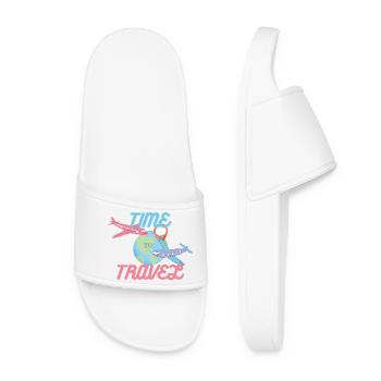 Time to Travel - Women’s Pool Sliders - white - Front