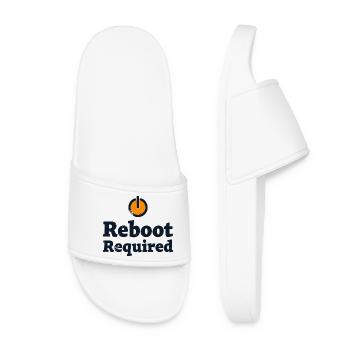 REBOOT REQUIRED Restart Required - Women’s Pool Sliders - white - Front