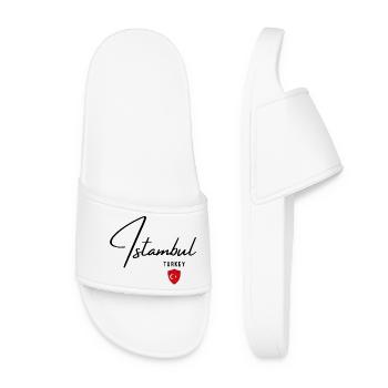 Elegant design Istanbul, Turkish pride - Women’s Pool Sliders - white - Front