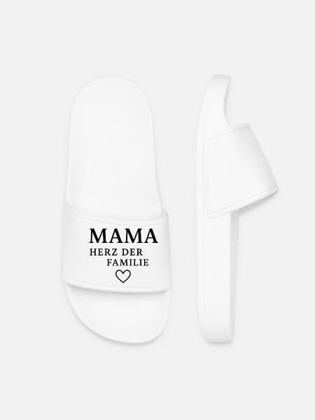 Mama - Frauen Badelatschen - Weiß