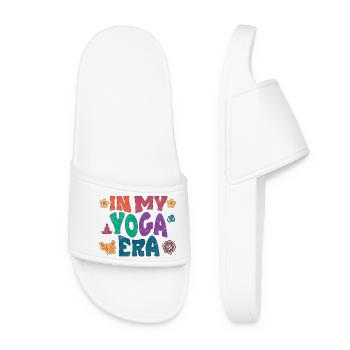 À l’époque du yoga - Claquettes Femme - blanc - Devant