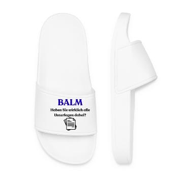BALM Federal Office for Logistics and Mobility - Women’s Pool Sliders - white - Front