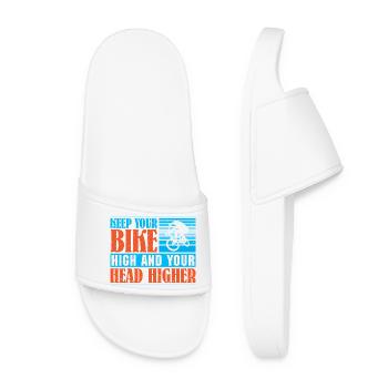 VTT VTT Vélo de Parole Descendance VTT - Claquettes Femme - blanc - Devant