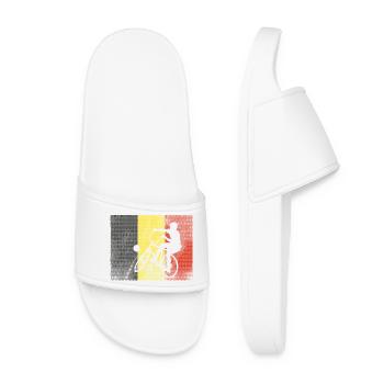 Cycling, Cycling, Indoor Cycling, Belgium - Women’s Pool Sliders - white - Front