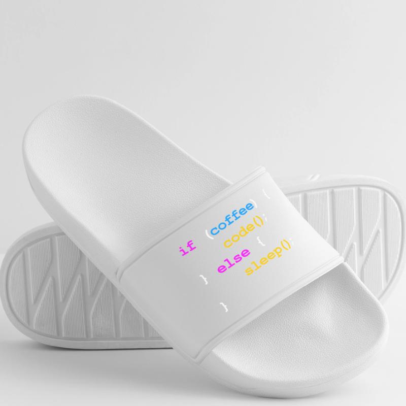 No Coffee No Code Programmeur Informaticien Claquettes Femme
