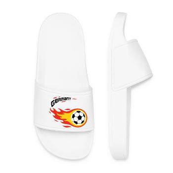 Football Fan Shirt Germany Germany Komet - Women’s Pool Sliders - white - Front