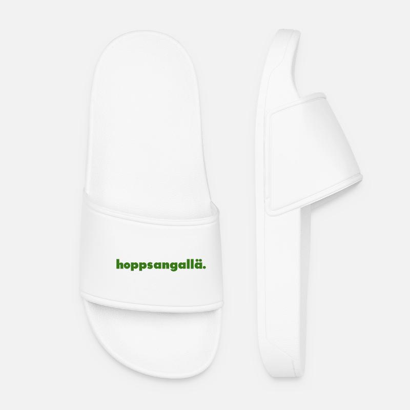 hoppsangallä. - Frauen Badelatschen - Weiß