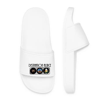 Destination Alsace BCB #tshirtalsace - Women’s Pool Sliders - white - Front