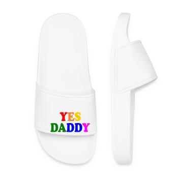 Yes daddy - Women’s Pool Sliders - white - Front