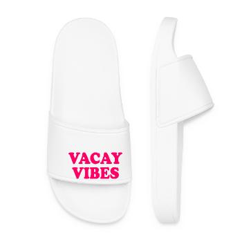 Vacay vibes - Claquettes Femme - blanc - Devant